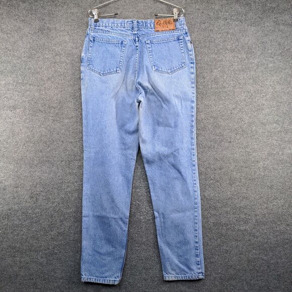 L.A. Blues Women's Slim Tapered Leg Jeans Blue 14 Long Light Stone Wash Denim - Picture 6 of 12